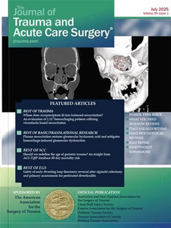 Journal of Trauma and Acute Care Surgery cover image