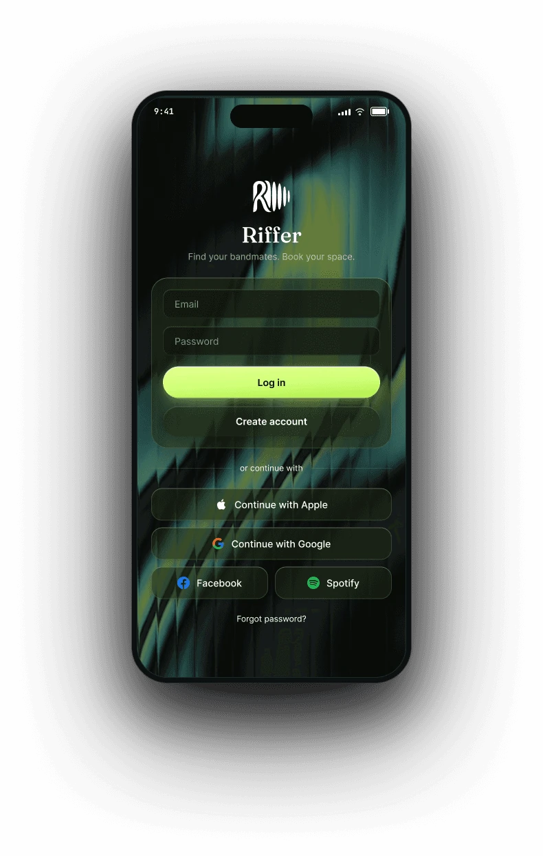 Riffer website screenshot