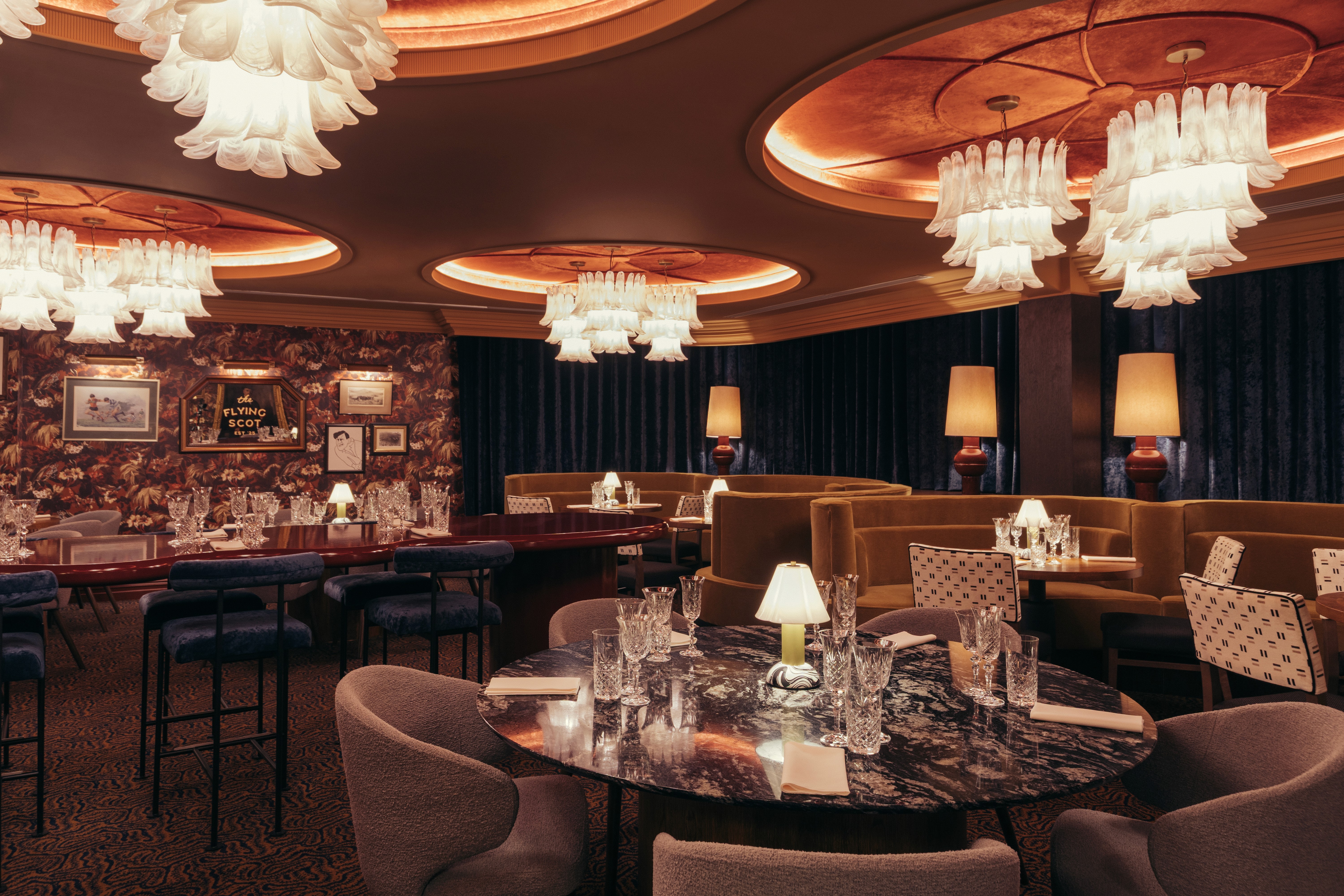 Scottish rugby hospitality spaces - brand identity design by S+Co