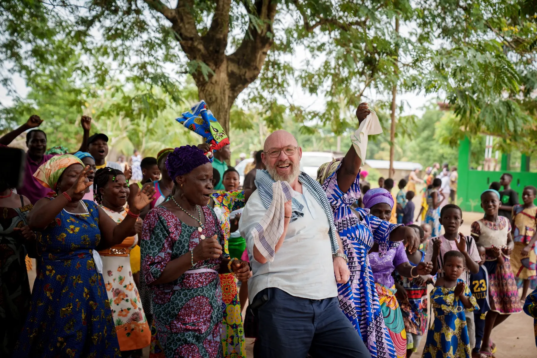Gemeinschaftliche Veranstaltung mit Projektpartnern im PROJECT TOGO.