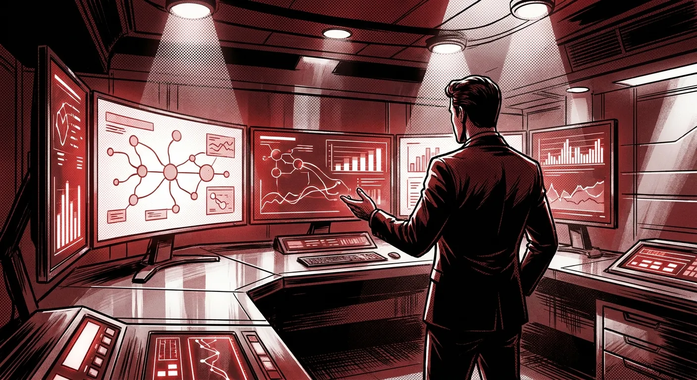 RockN' Socials expert in digital marketing agency monitors analytics data.