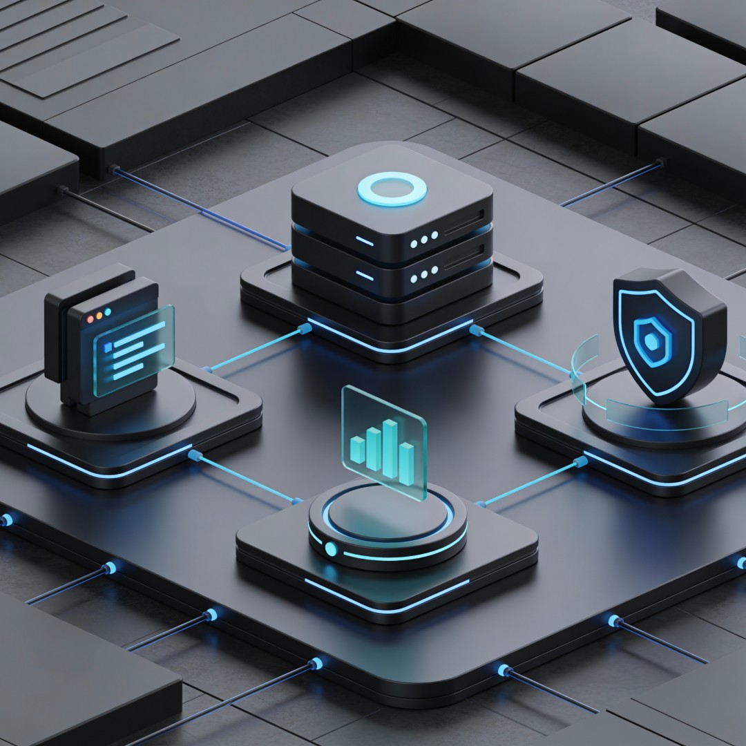 Secure platform infrastructure with controlled data flows, monitoring components, and protection mechanisms for auditable operations in regulated enterprise environments by lennlay