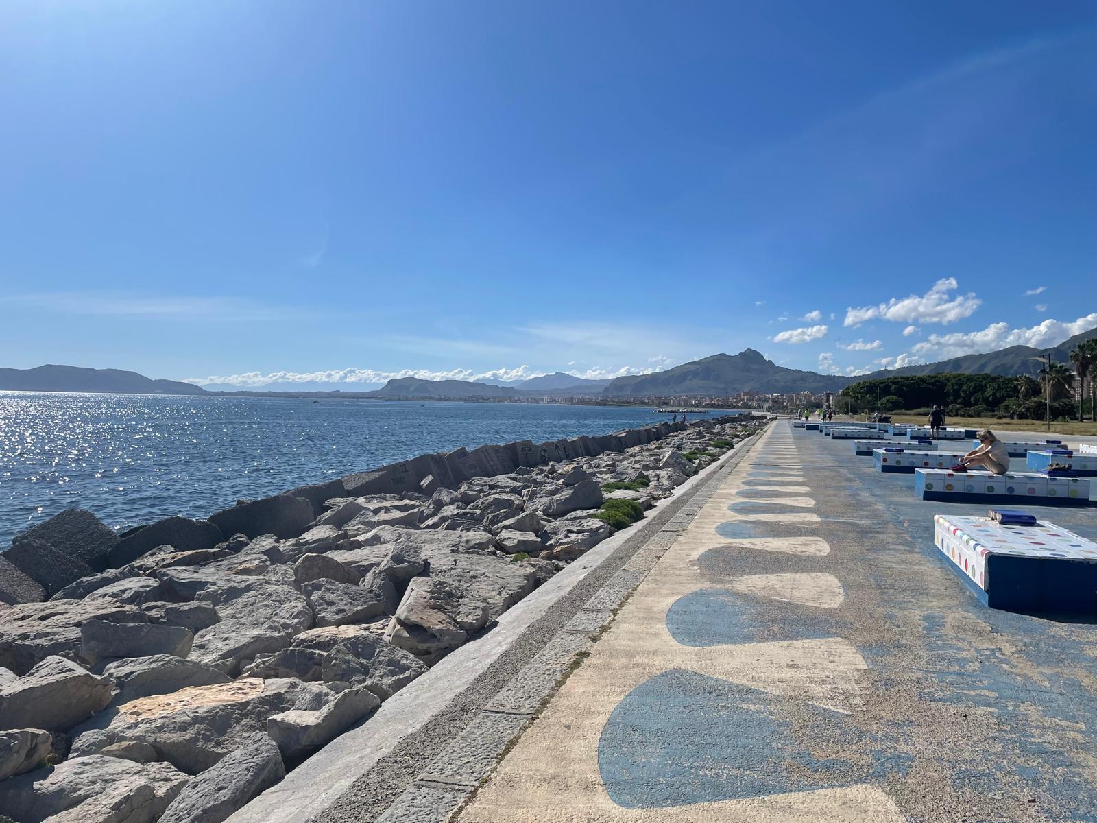 vista sul mare localita balneare italiana