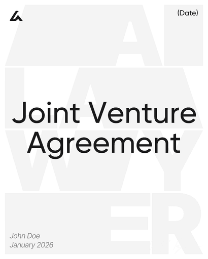 Joint Venture Agreement