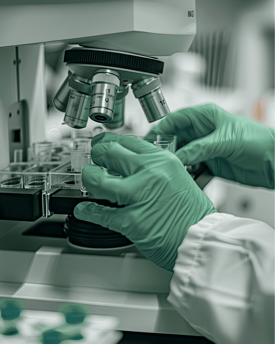 worker on laboratorium