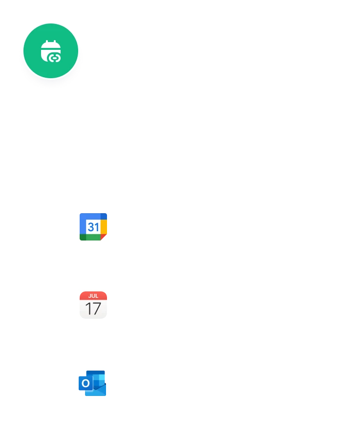 Neura Health Connect Calendars UI