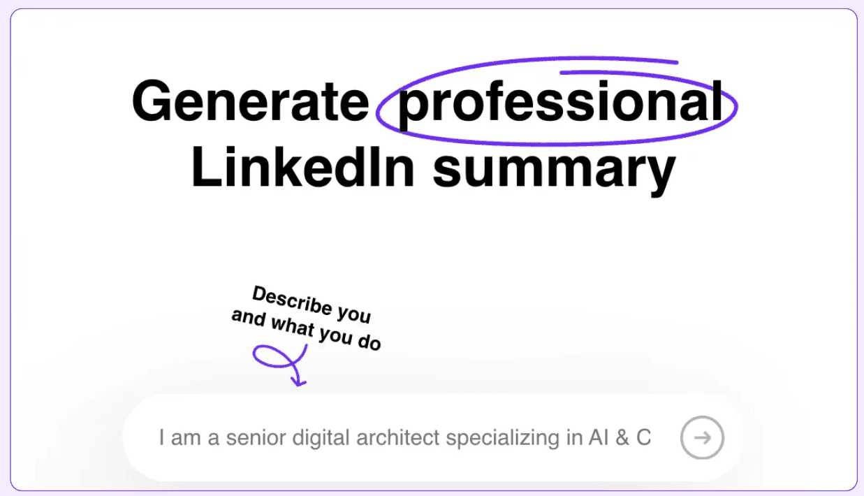 MagicPost free summary generator for LinkedIn 