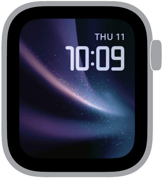 An Apple Watch face from the Boreal Eidolon collection