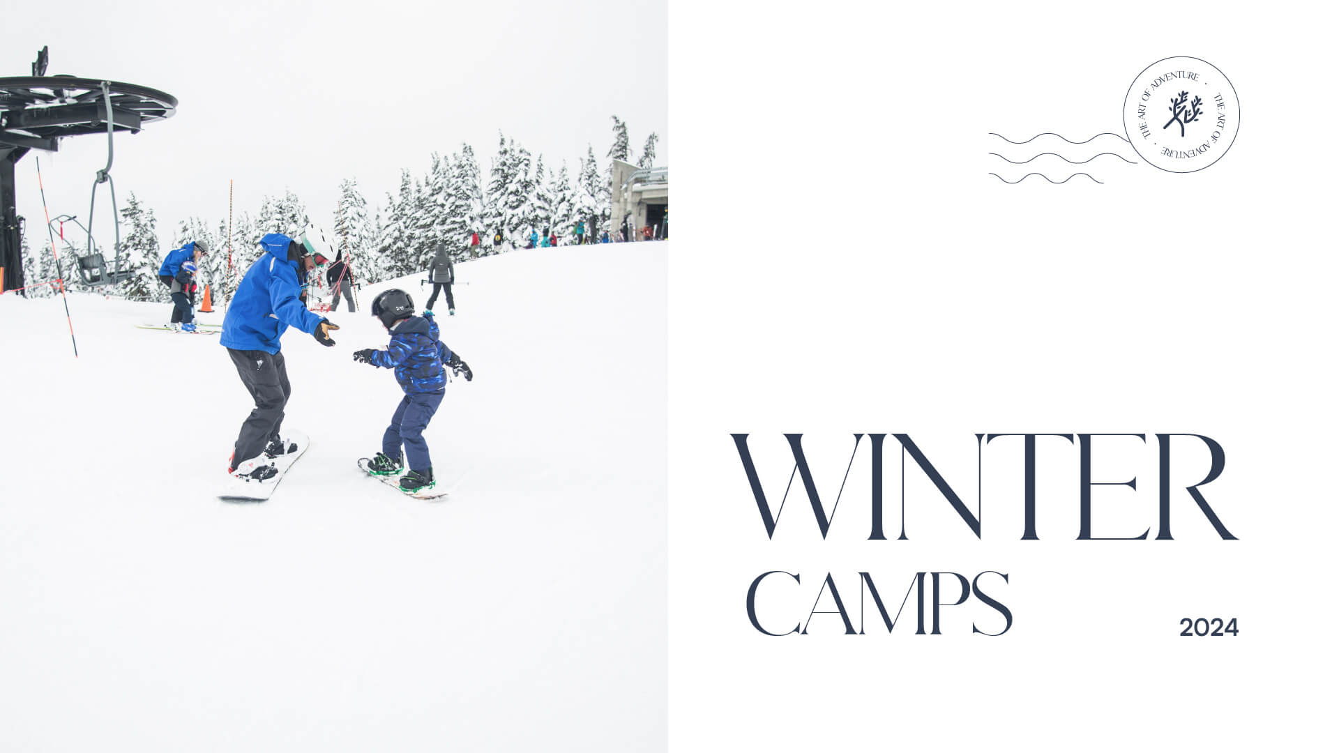 Winter Camps cover postcard