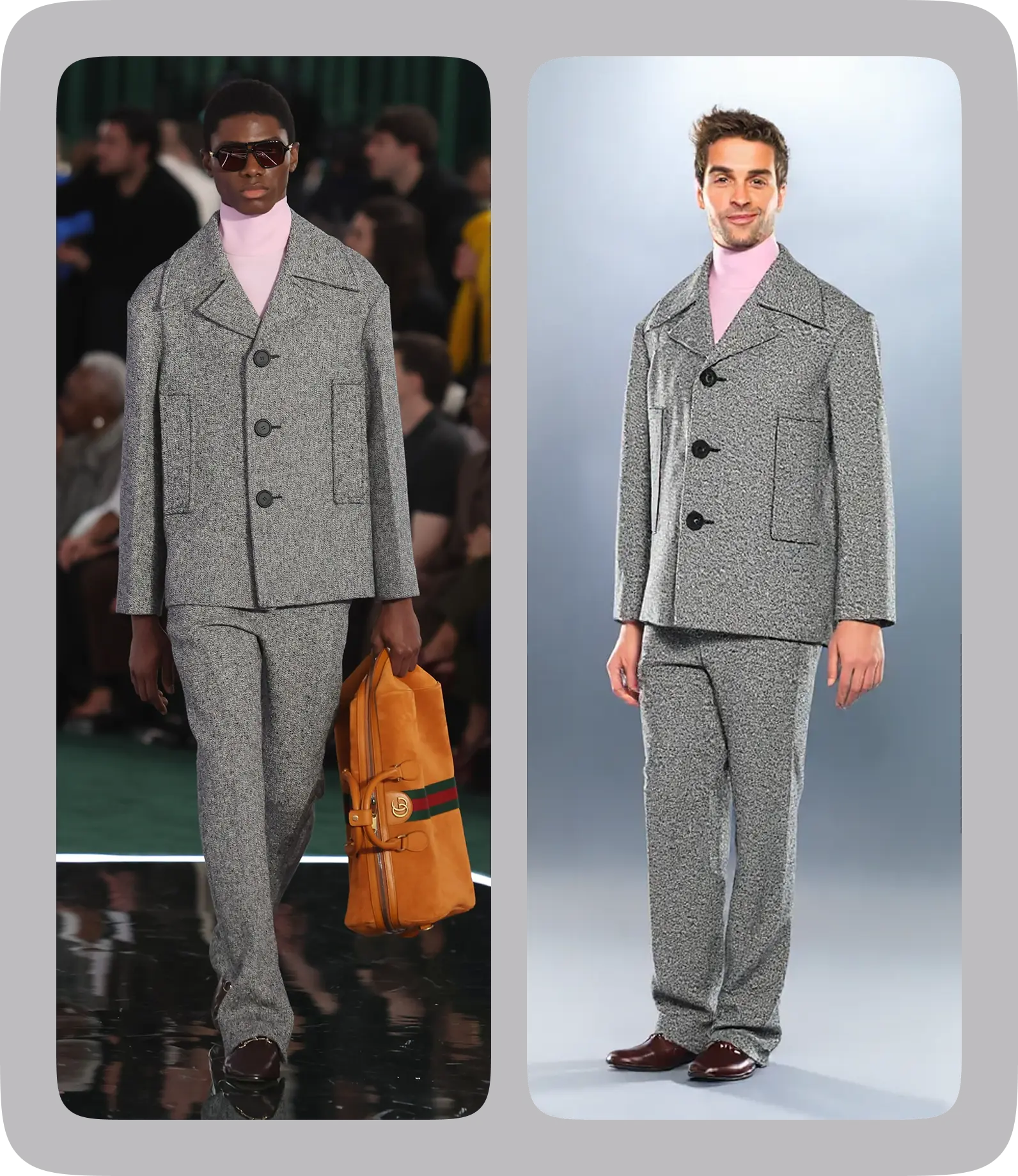 Gucci Fall/Winter 2025 – 2026 collection Milan Fashion Week tryon image