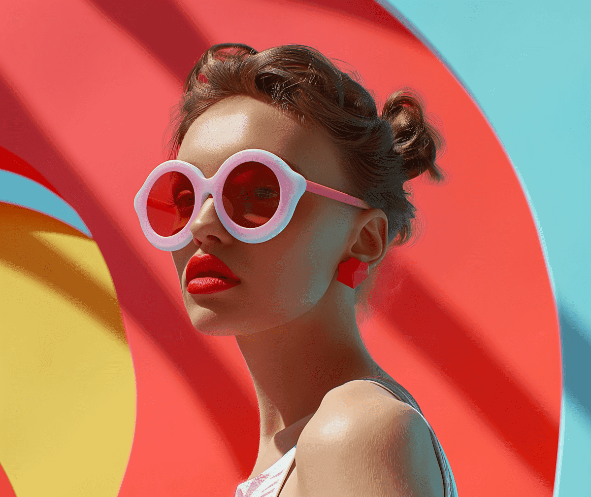 Retro Styled Fashion Portrait