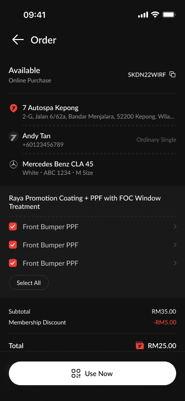 7Autospa screen 9