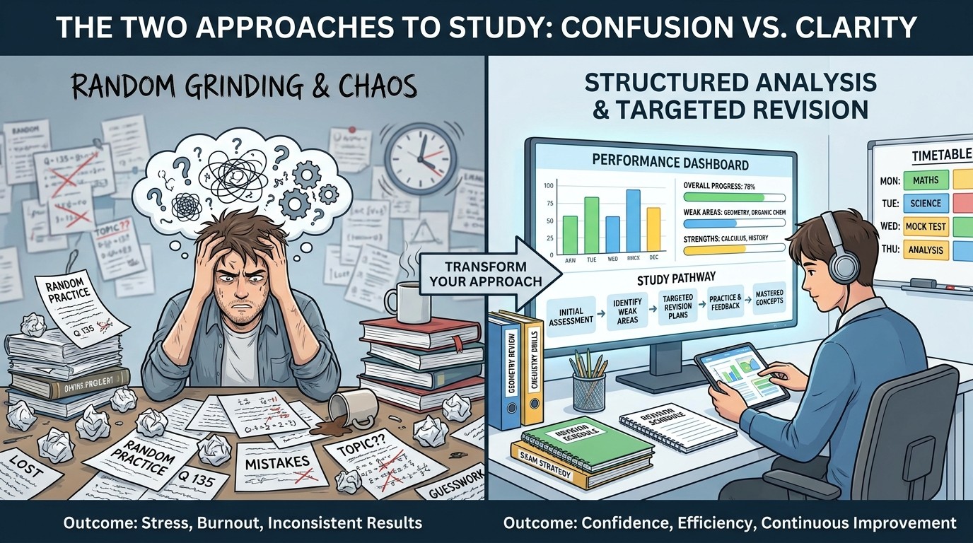 Random question grinding vs strategic FMGE question bank approach
