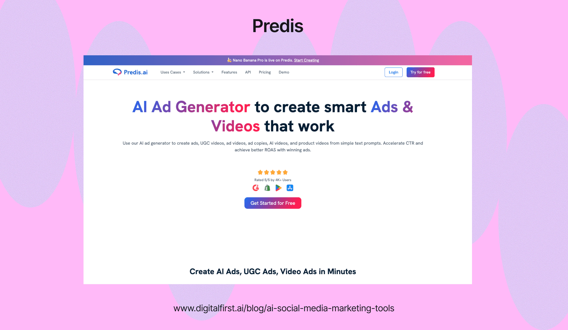Predis.ai – AI-Powered Carousel & Reel Creator