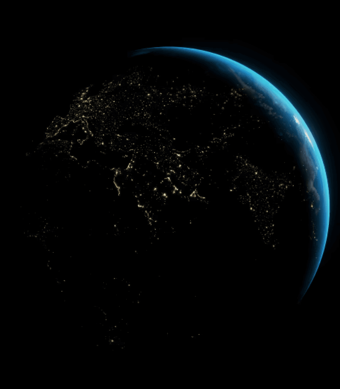 Earth at night