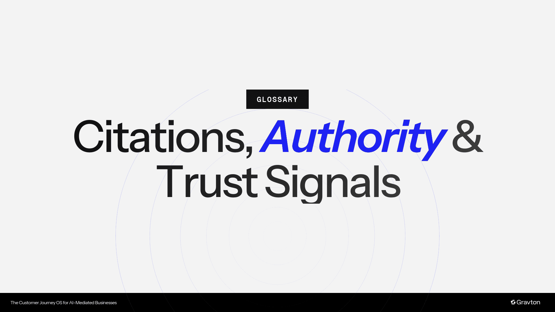 Citations, Authority & Trust Signals