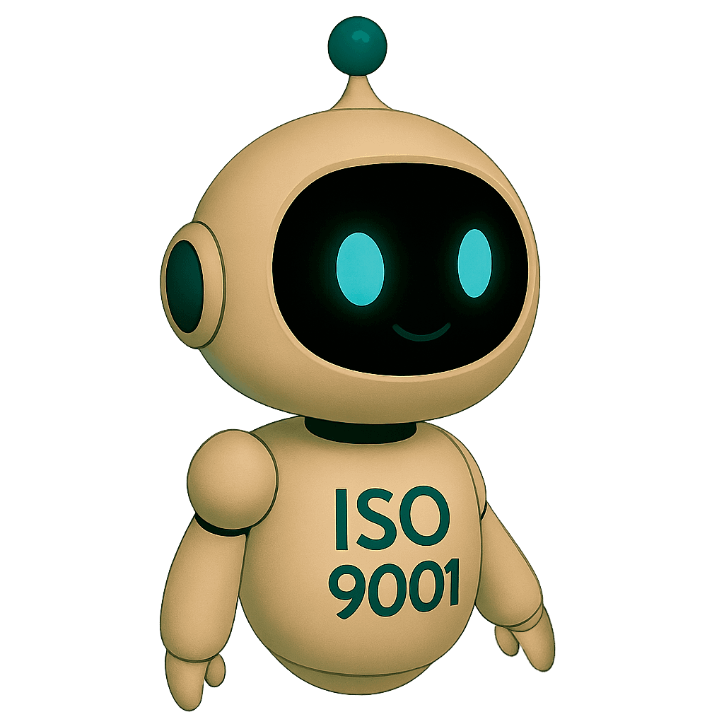 Robot de certificación ISO 9001