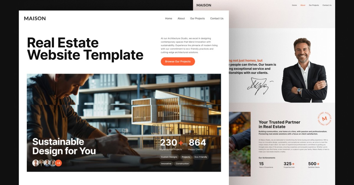 Architecture Studio - Framer Website Template