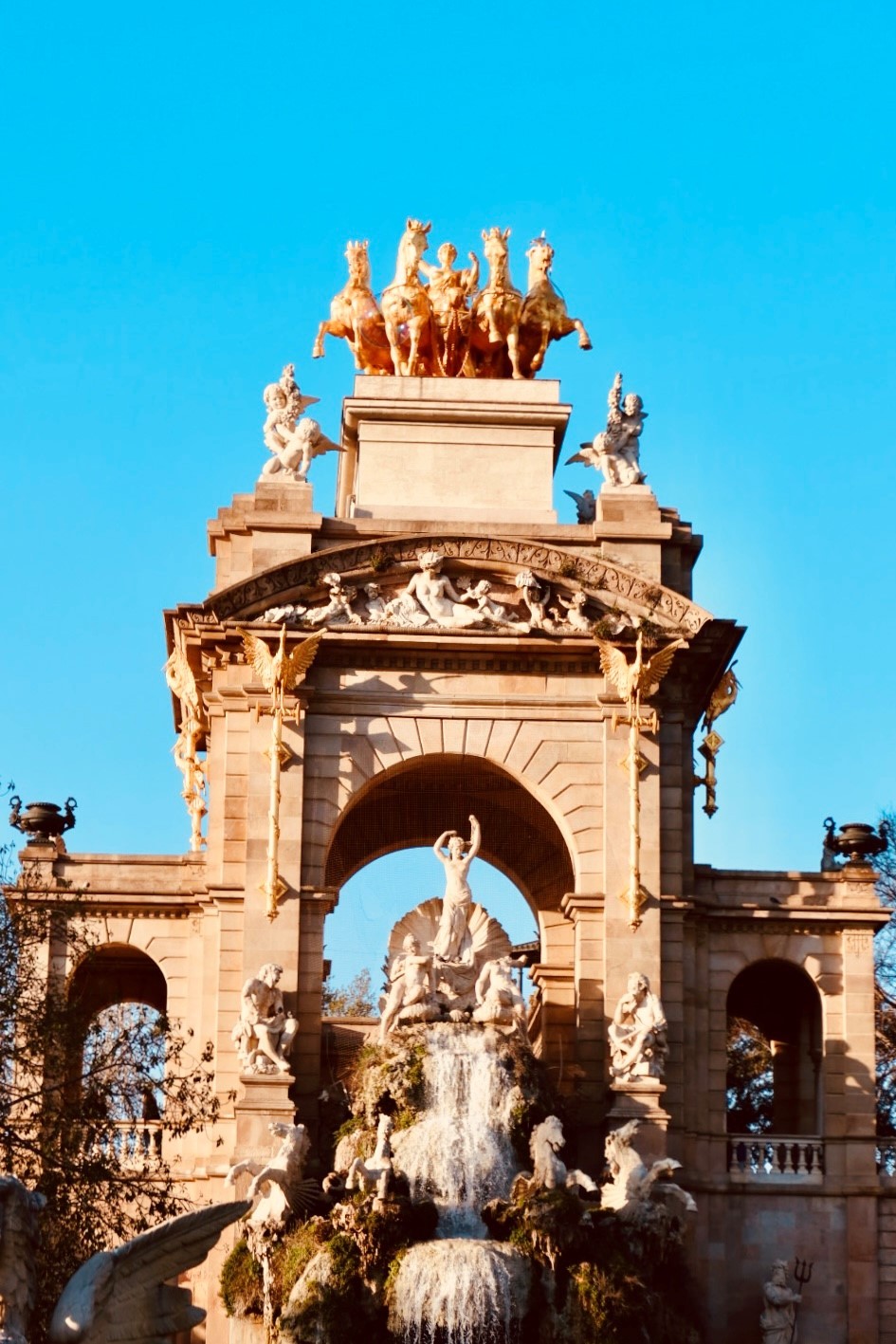 Ciutadella Park Fountain in Barcelona
