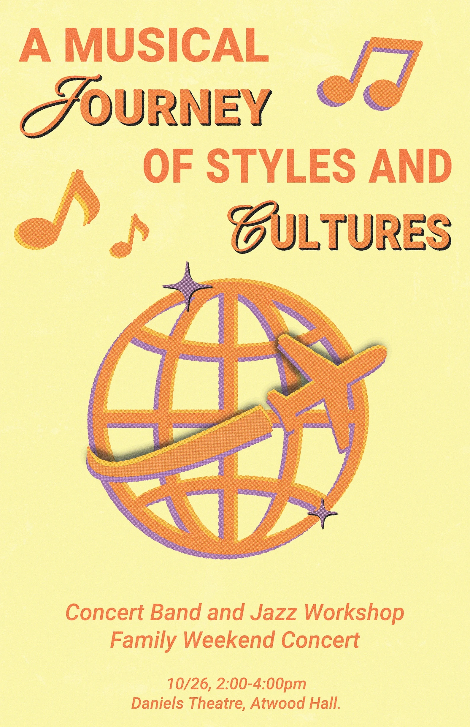 A musical journey poster