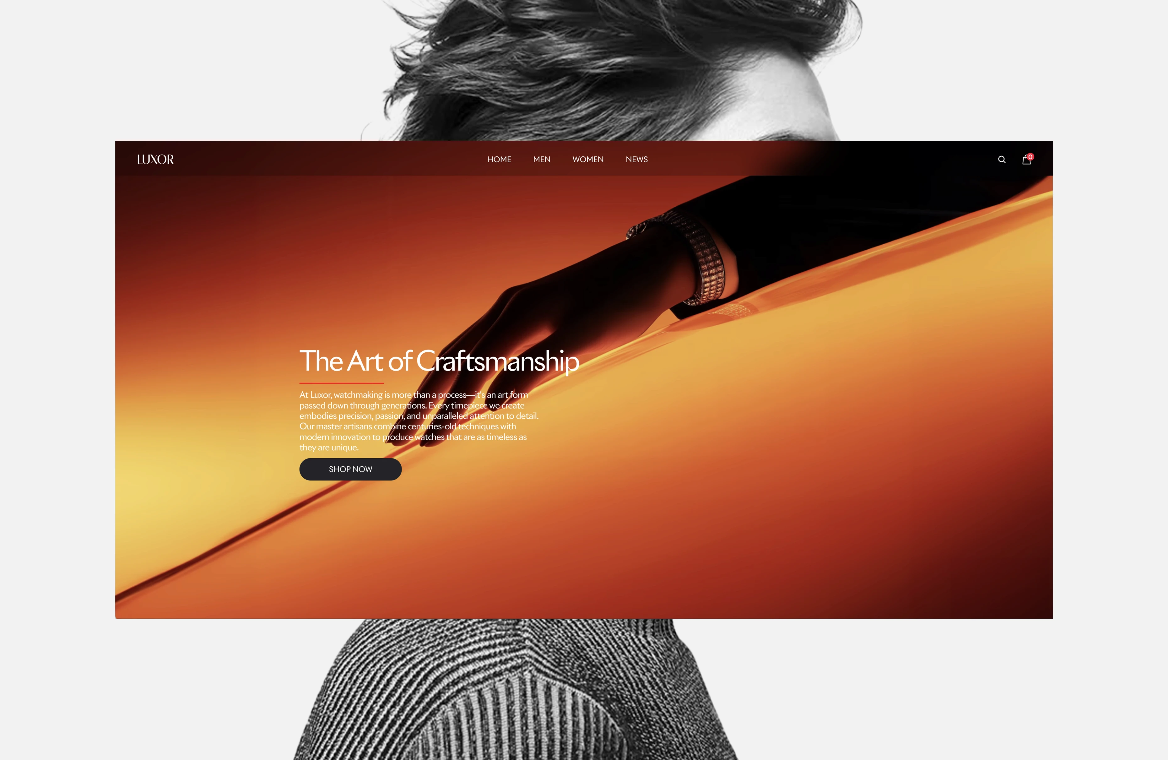E-commerce framer template