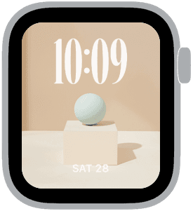 easter minimal Apple Watch face preview 5 featuring gradient, modern, easter, and spring.