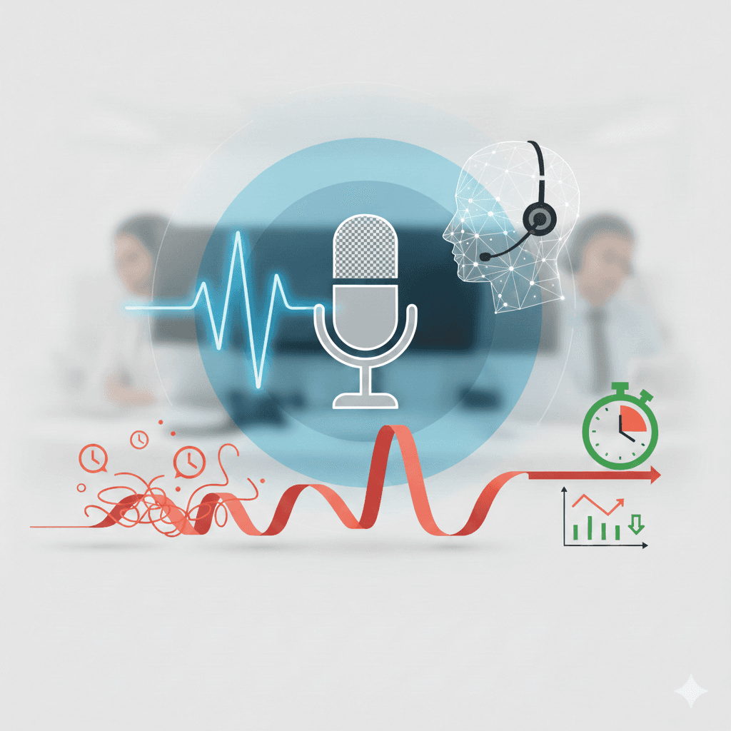 voice AI cuts average handle time- Leaping AI Blog