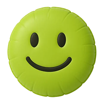 Balon z uśmiechniętą buźką