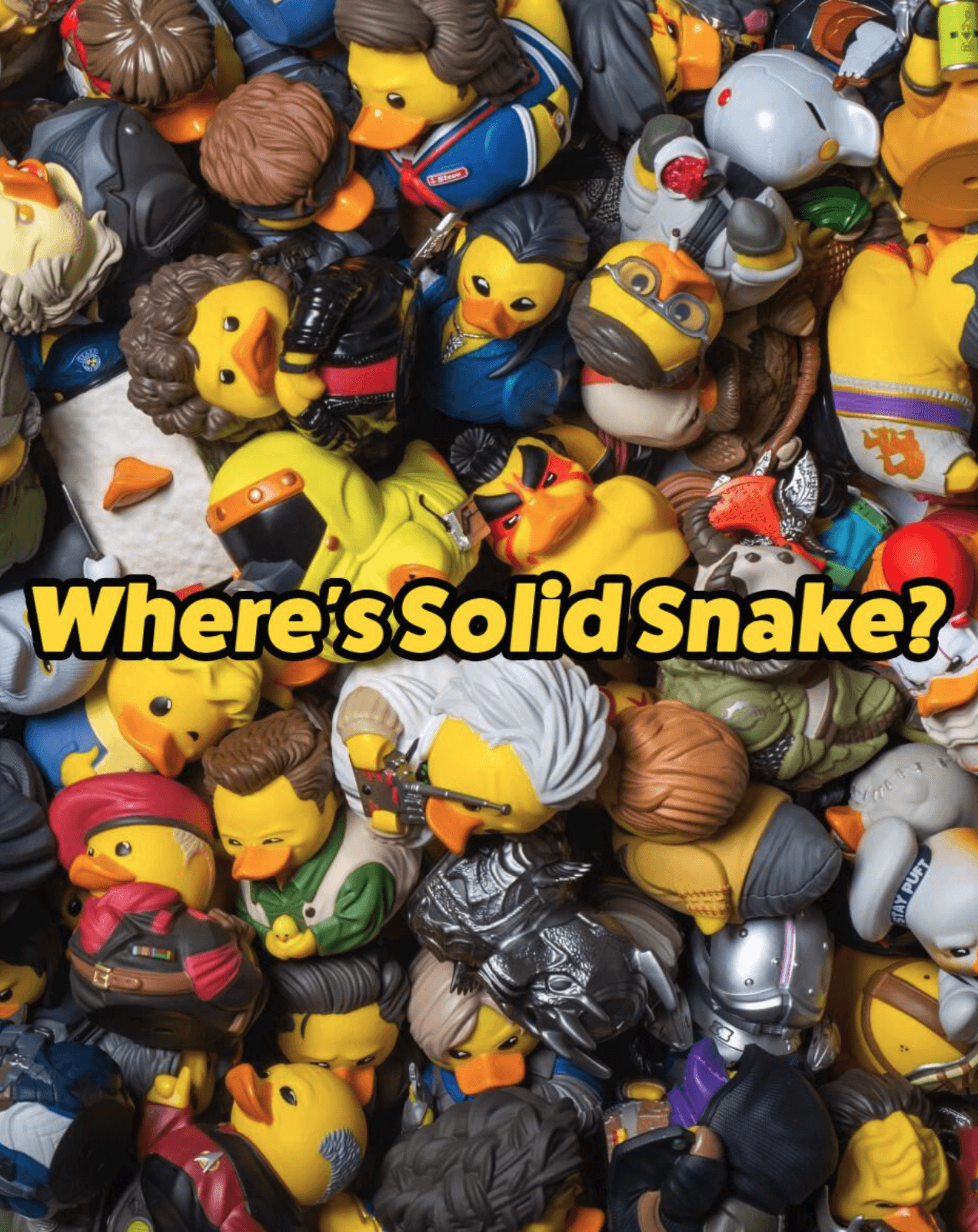 A pile of Tubbz rubber ducks