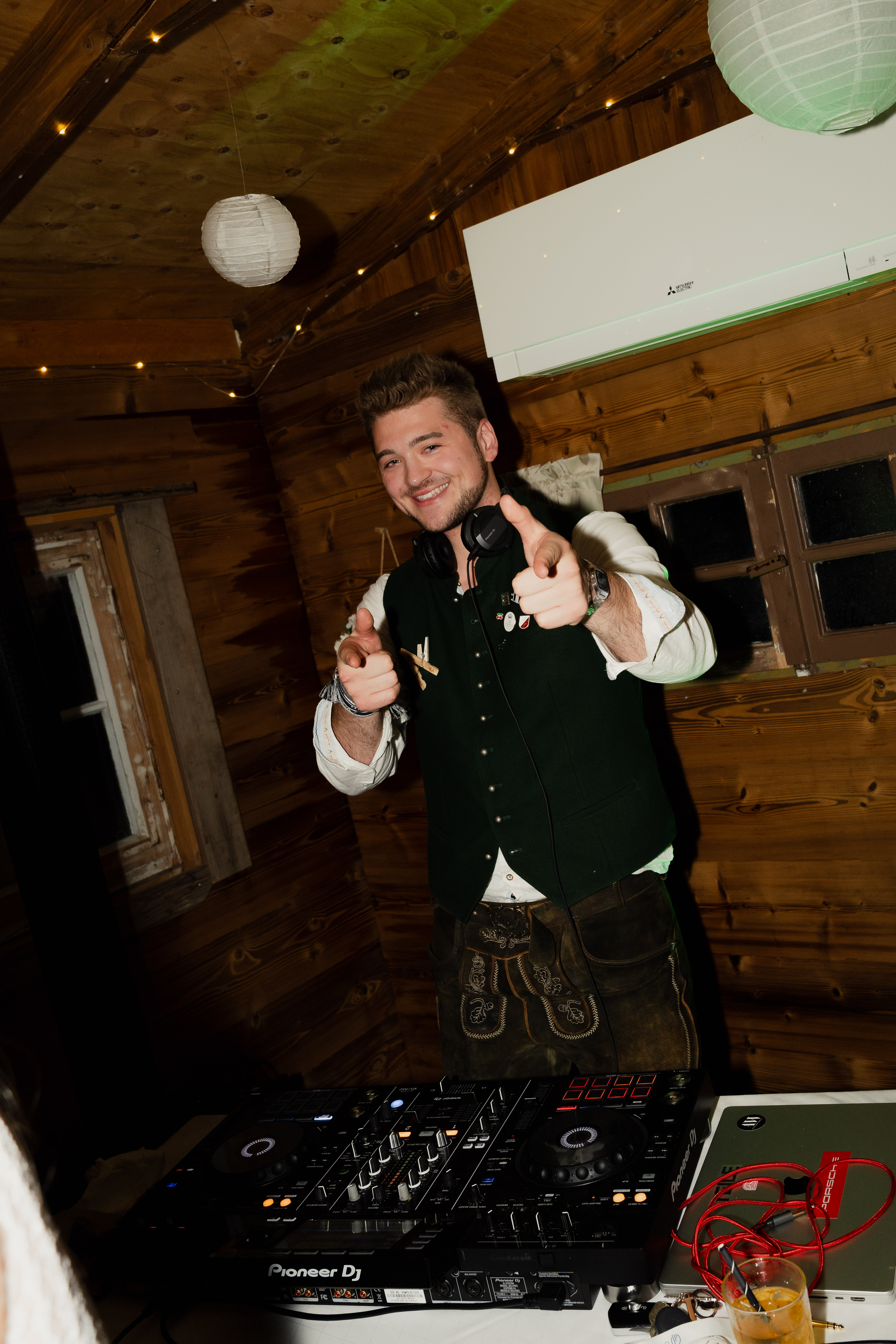 Women On Neon Background