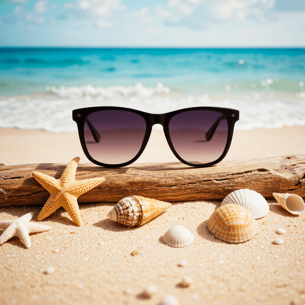 product photography of sunglasses