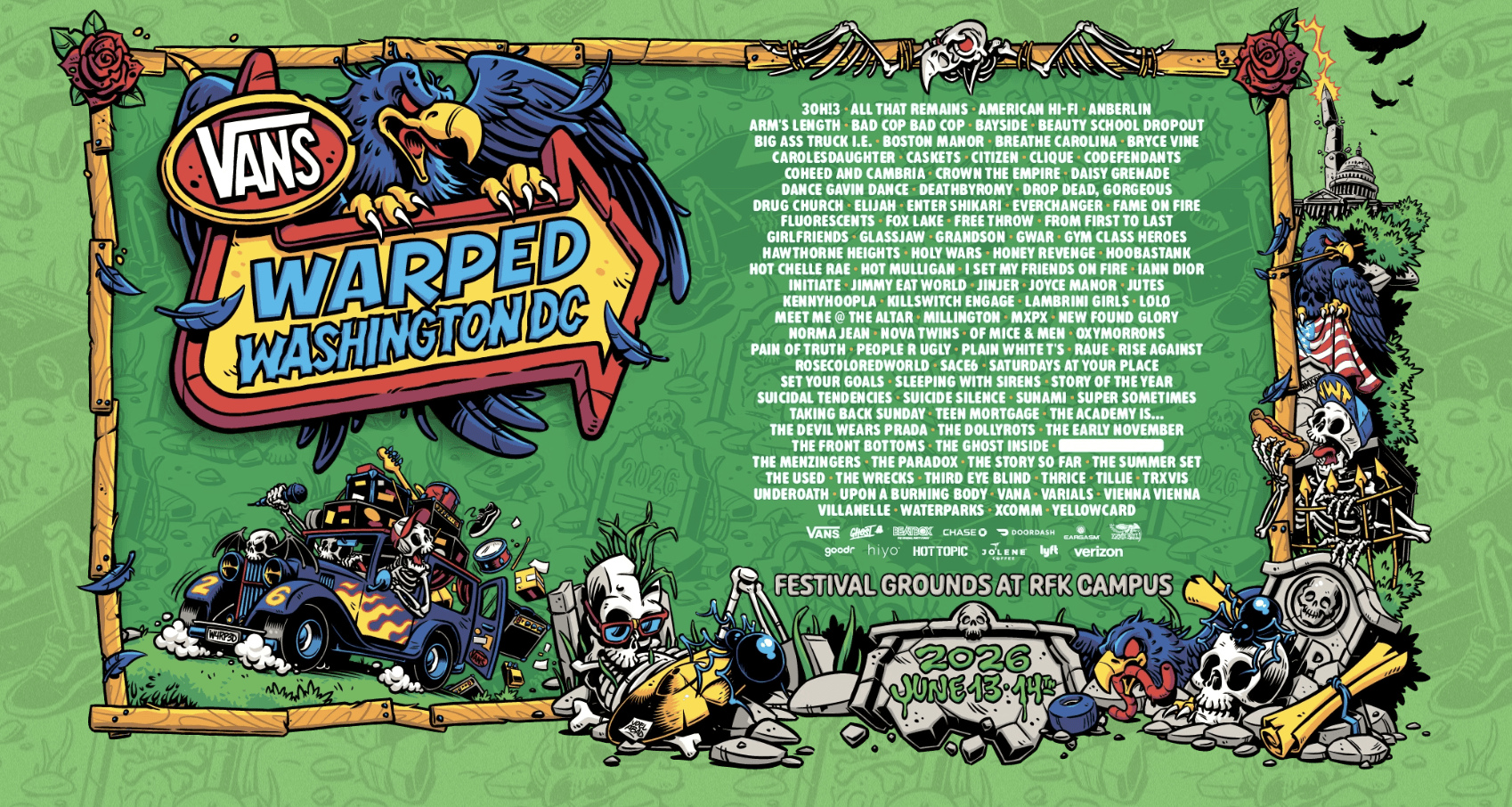 warped tour washington dc