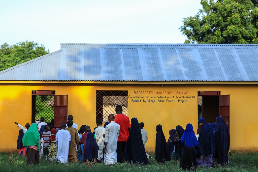 Vanga Blue Forest classroom. Photo credit Anthony Ochieng Onyango