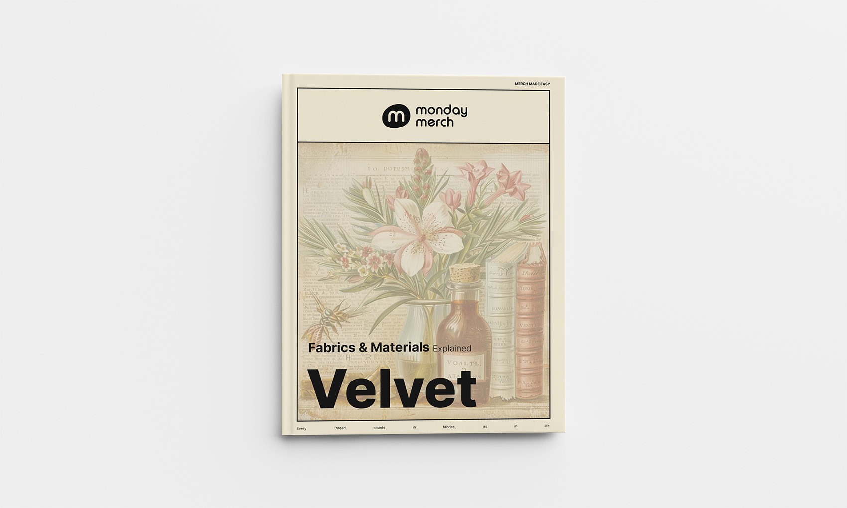 Monday Merch Fabrics and Materials Book Velvet