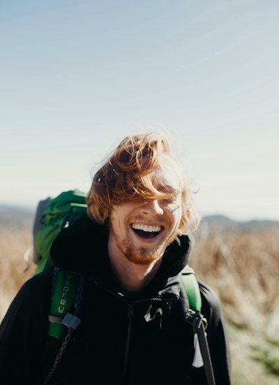 Portrait of Jonas Becker outdoors