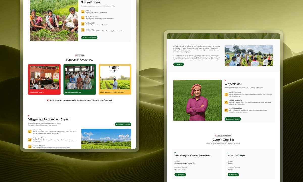 Goda Agrotech - Website Design and Development (Image 03)