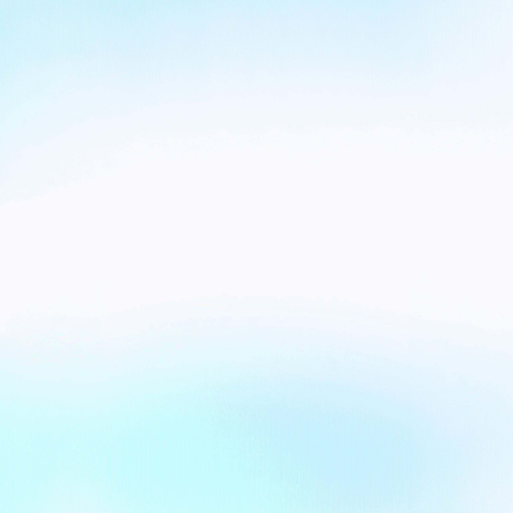 A soft gradient background transitioning from light blue to white, creating a calming, airy effect.