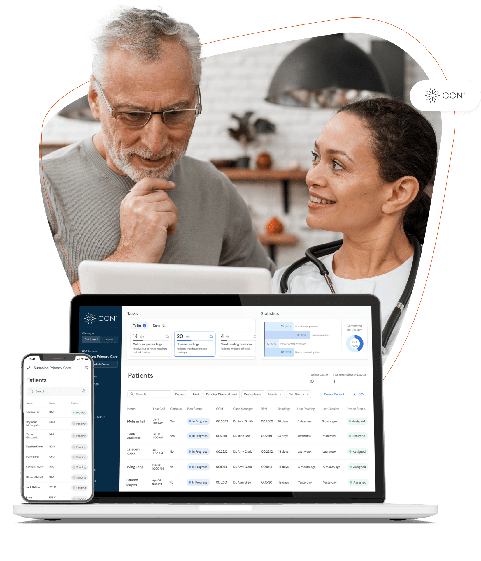 CCN Health marketing web and app UX UI and web development with webflow