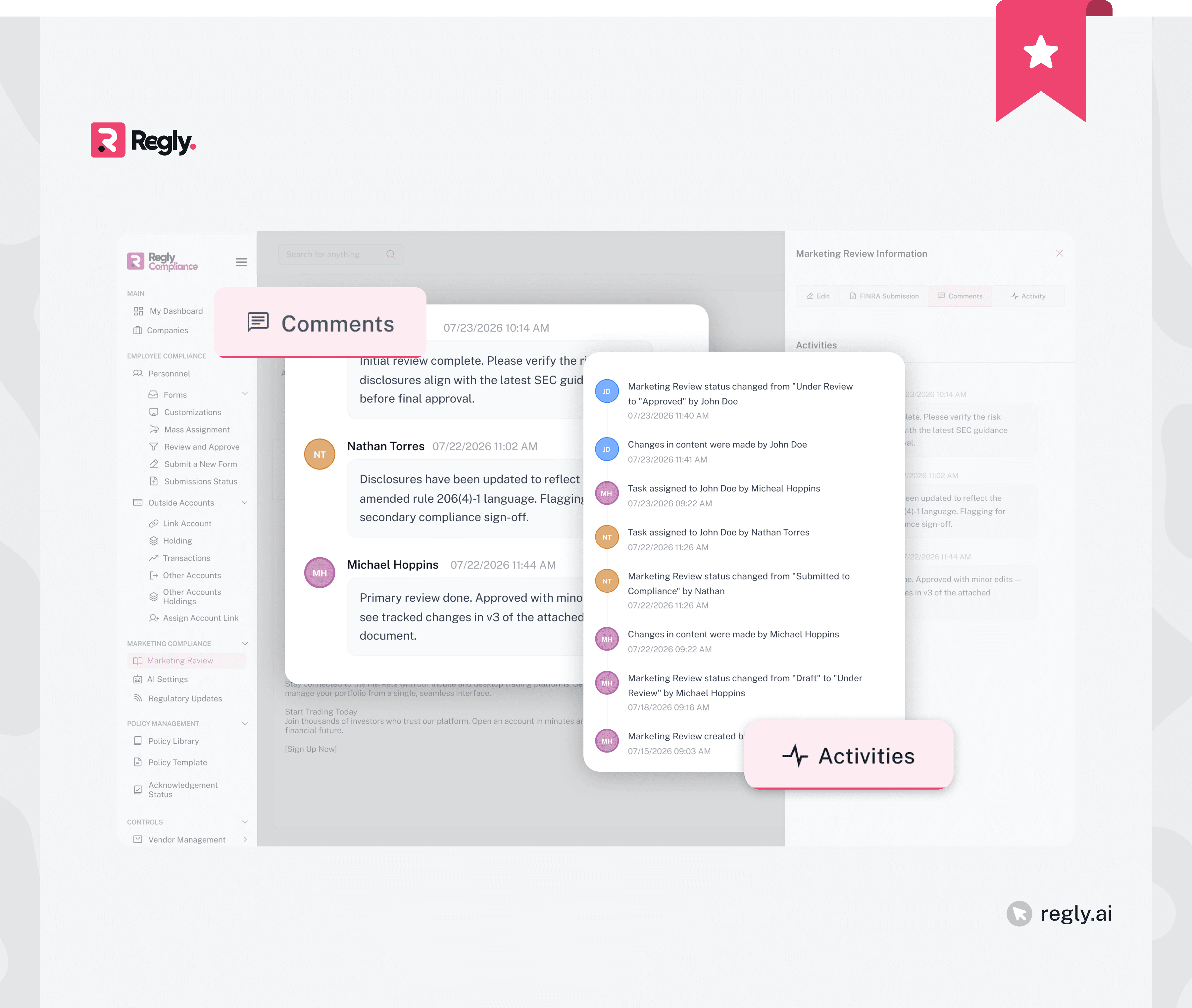 Recordkeeping and Audit Trail