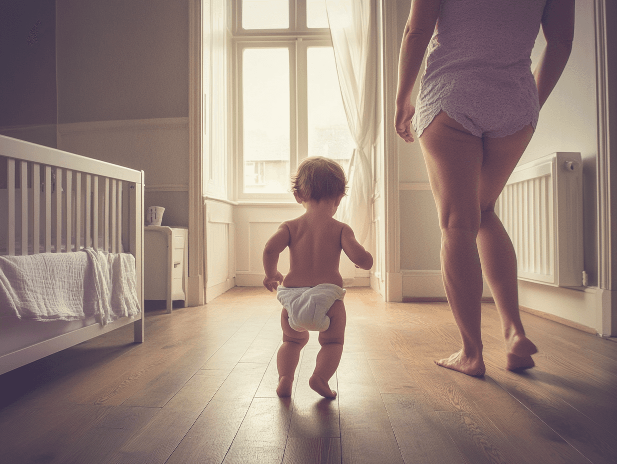 17 month old with mom