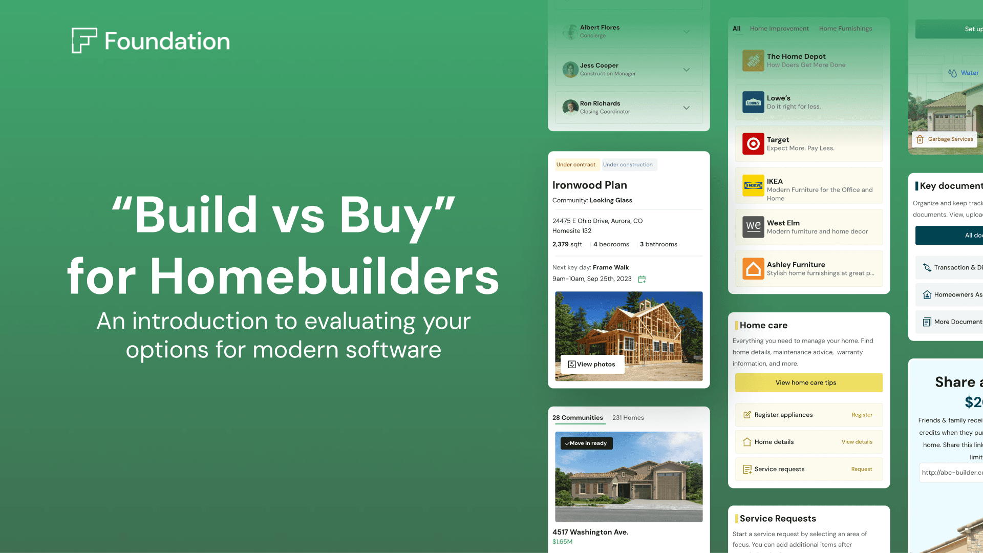 Intro to "Build vs Buy" for Homebuilders