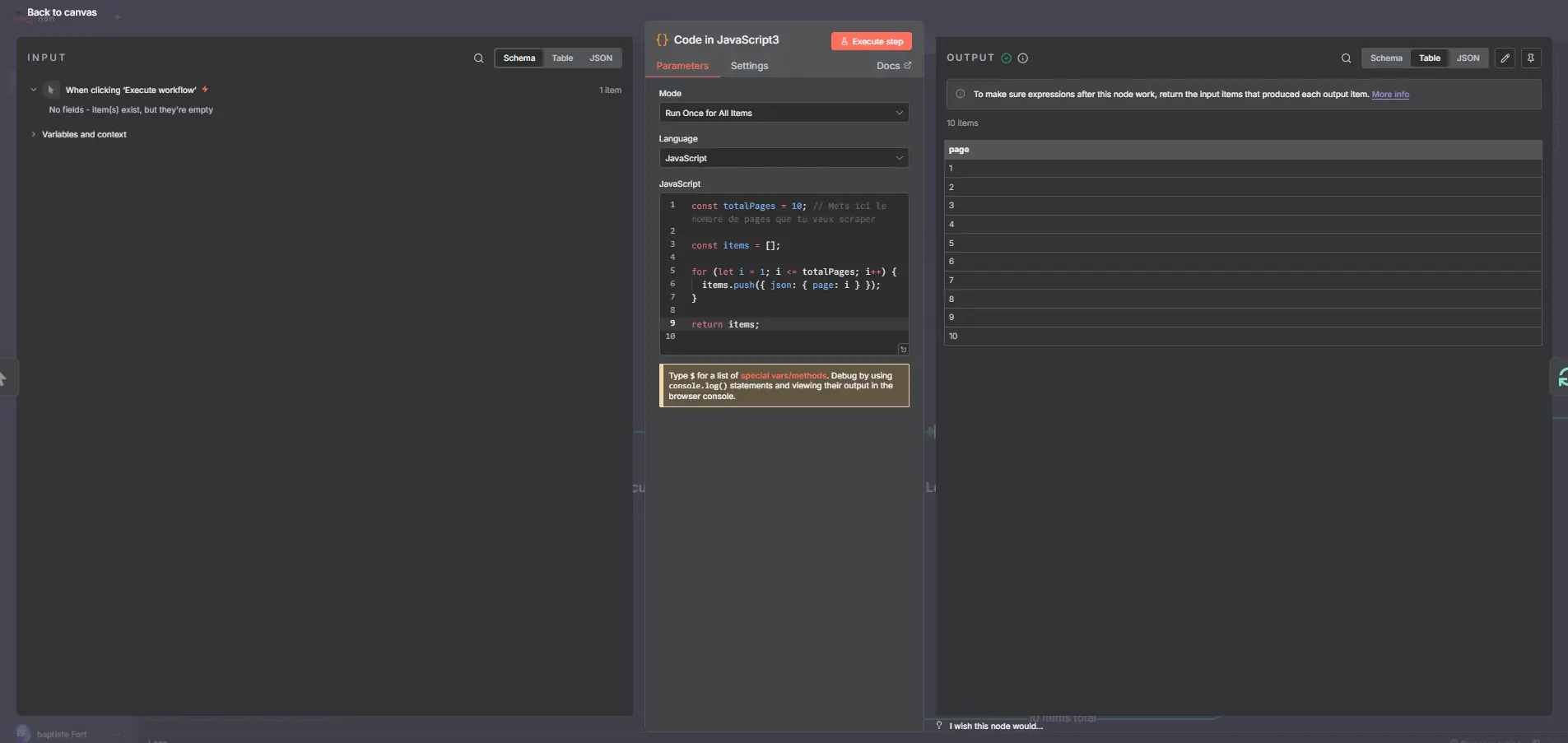 Création automatique de la liste des pages à scraper dans l’API INSEE. Une base essentielle pour récupérer plus de résultats sans limite.