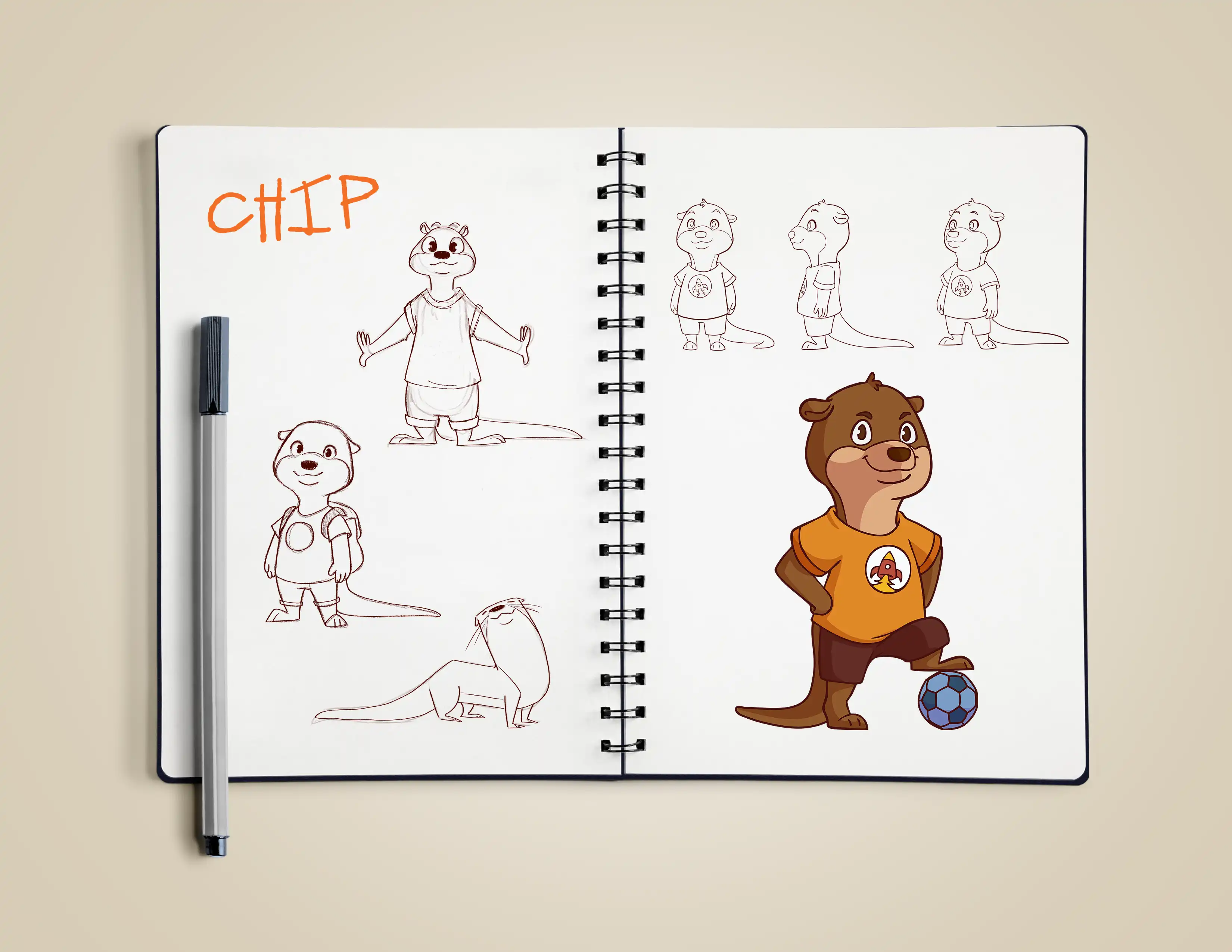 Chip Character Design
