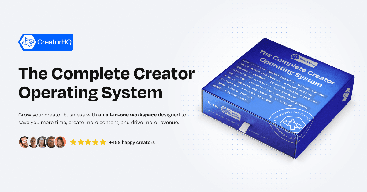 Personalized Offering Personalized Offer - CreatorHQ: Complete Creator Operating System