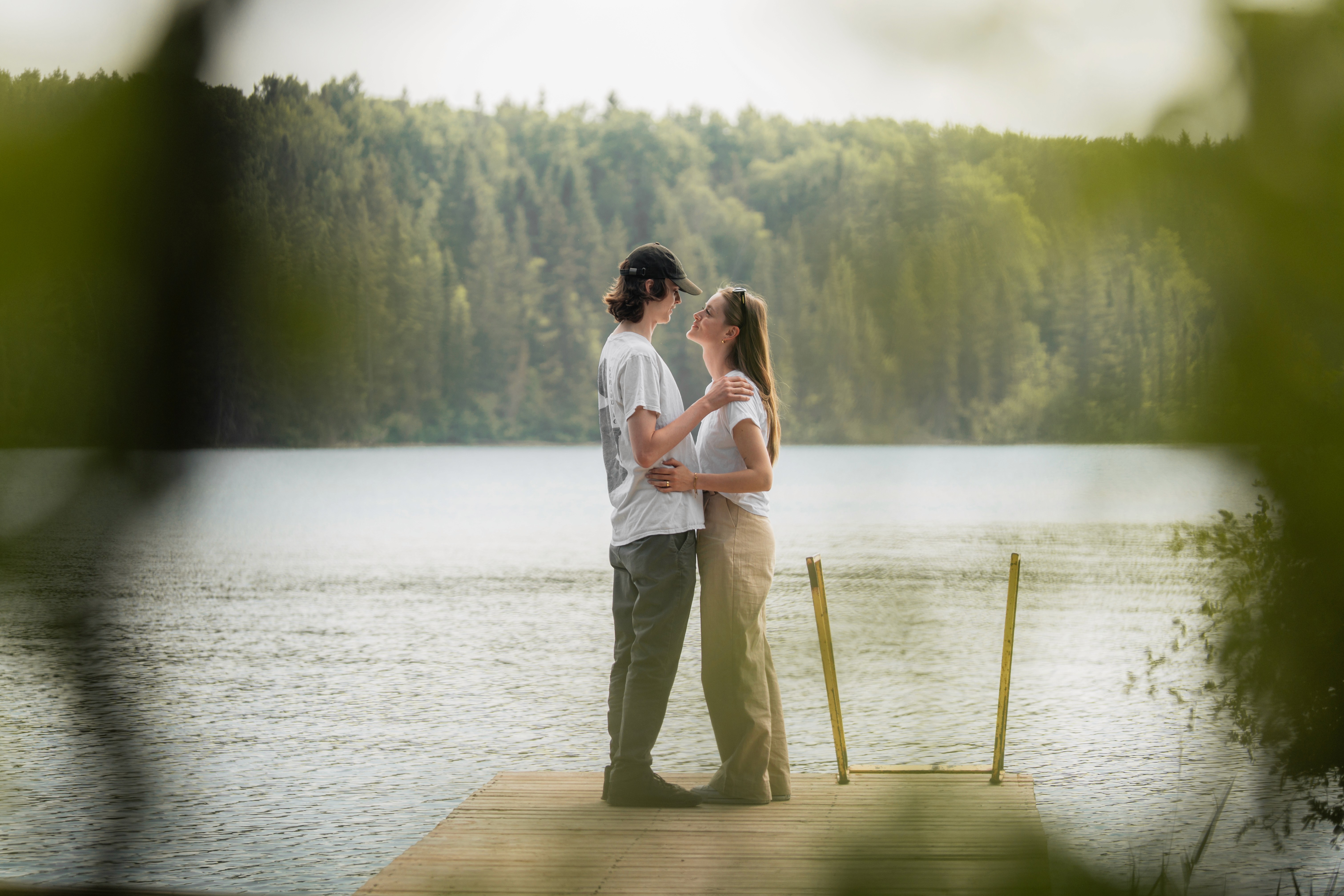 Engagement photography Brandon couple ring shot romantic Manitoba Trident Studios