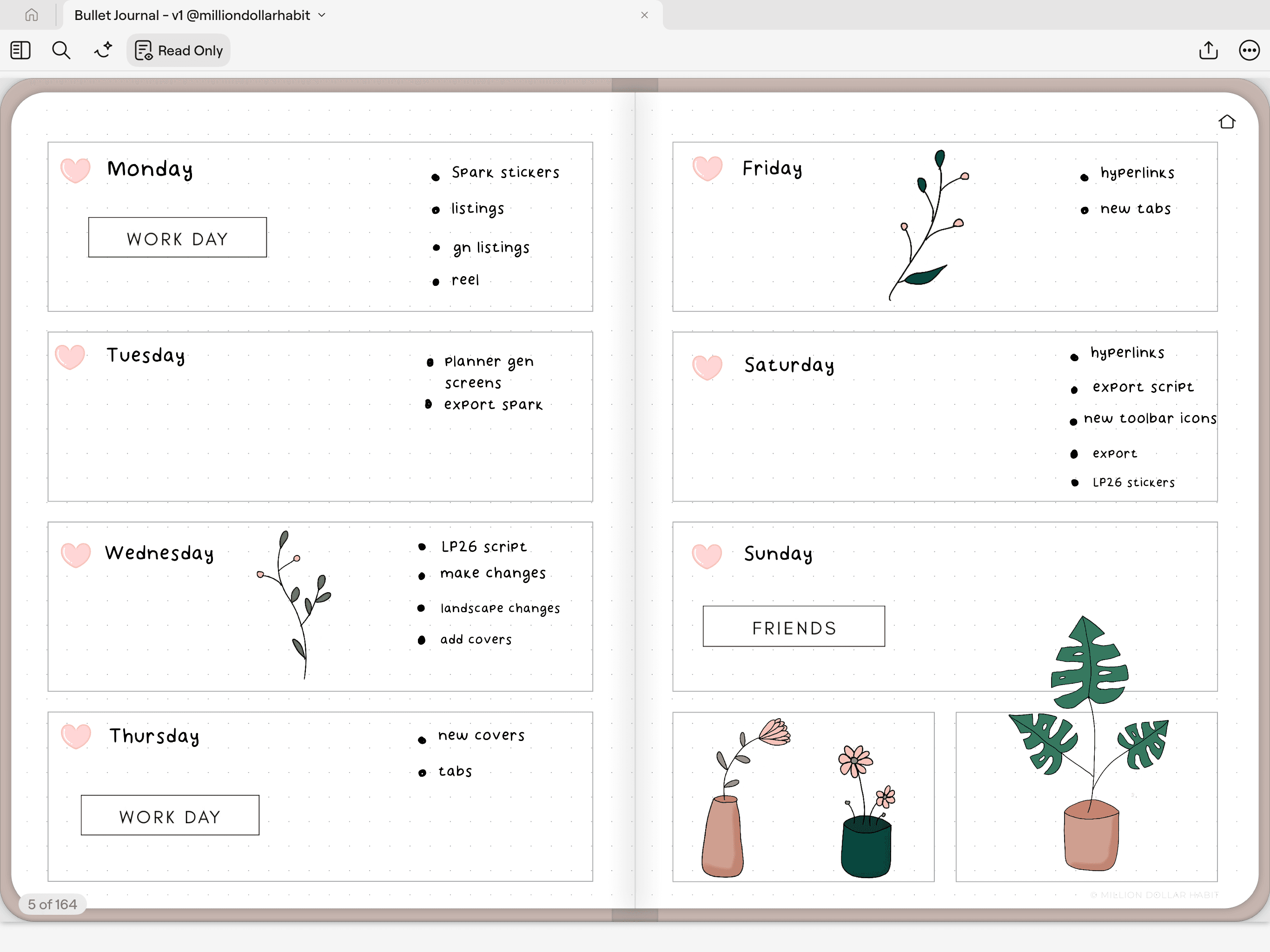 Free digital planner 2026
