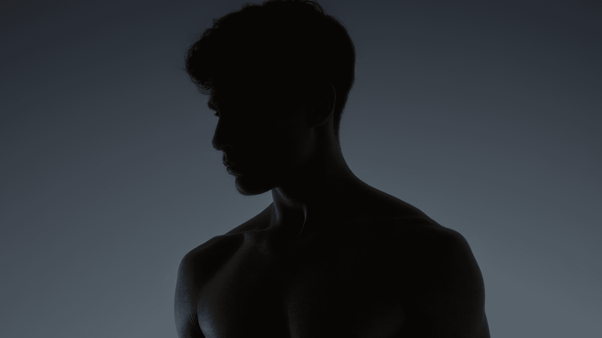 Generative ai art direction for Withings, capturing a sporty male silhouette with precise lighting control.