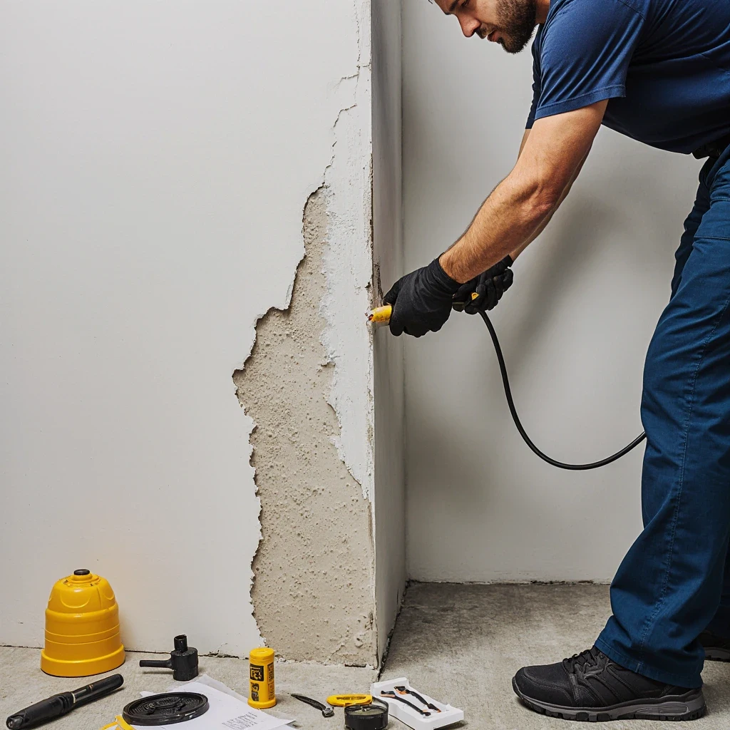 Mold Restoration worker