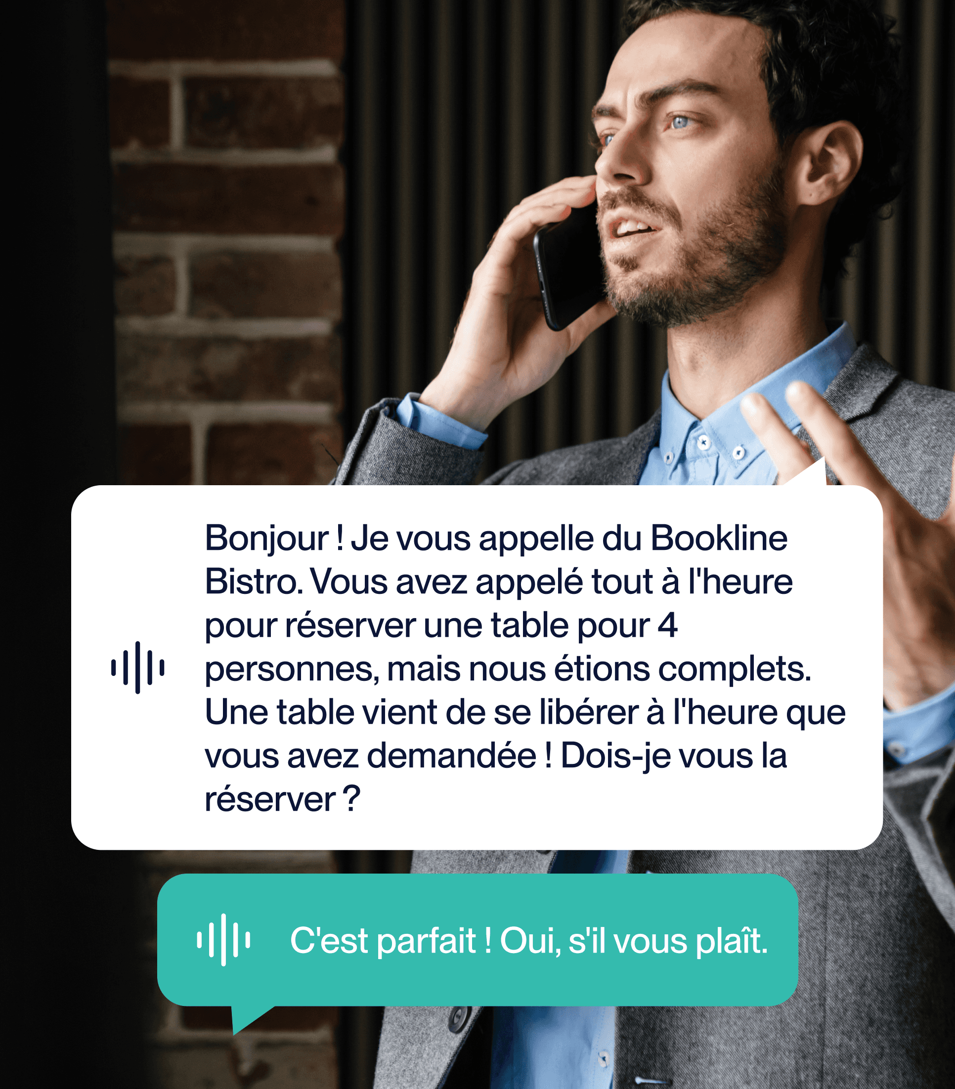 Man talking on the phone