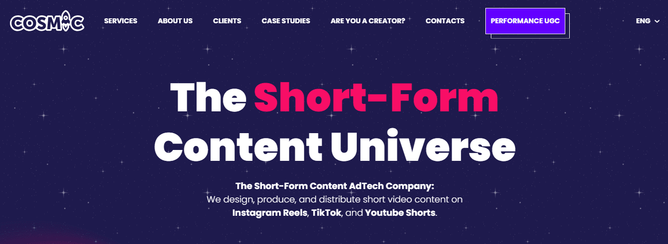 ConsmicTech - Shortform Content Agency 